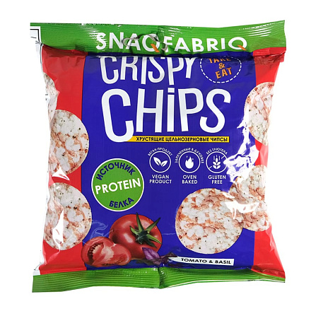 SNAQ FABRIQ Чипсы цельнозерновые Crispy Chips (50 гр)