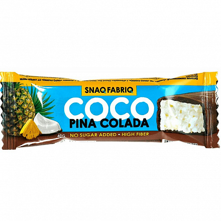 SNAQ FABRIQ COCO Батончик в шоколаде (40 гр)